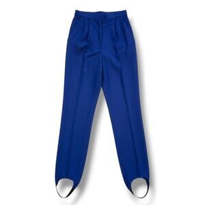 Vintage Worthington Women’s Royal Blue Stirrup Pants – Size 6